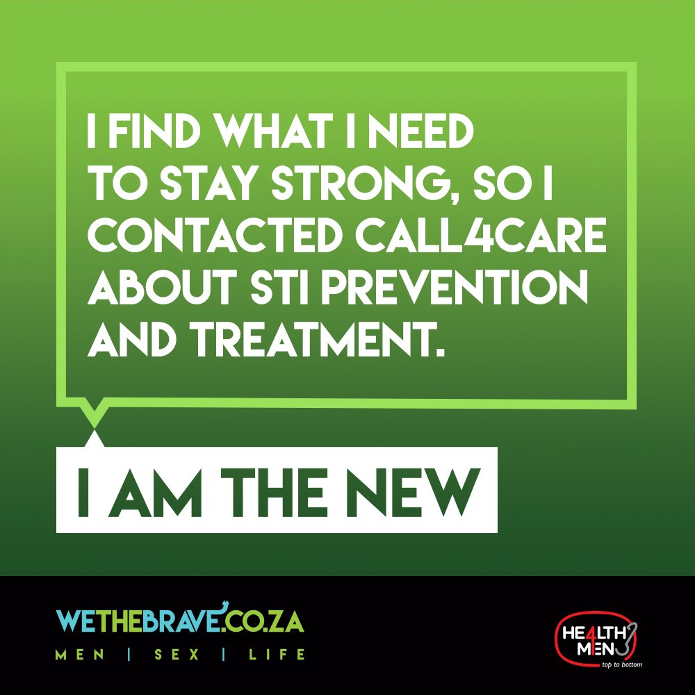 WeTheBraveSA's tweet photo. Get on treatment now. It's free. Contact Call4Care on 071 683 3226 and we will link you to care. Monday to Friday, 09h00 -16h00
#Call4Care #IAmTheNew #BraveEnough #Me1st #BraveIs #UequalsU https://t.co/aXEchd1CBo