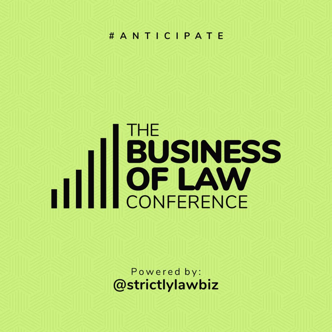Law Has Gone Beyond Practice and Procedures

Introducing....

This January.
Happening in Lagos

#strictlylawbiz
#slb
#businessoflaw 
#businessoflawconference
#masteringthebusinessoflaw
#lawandbusiness