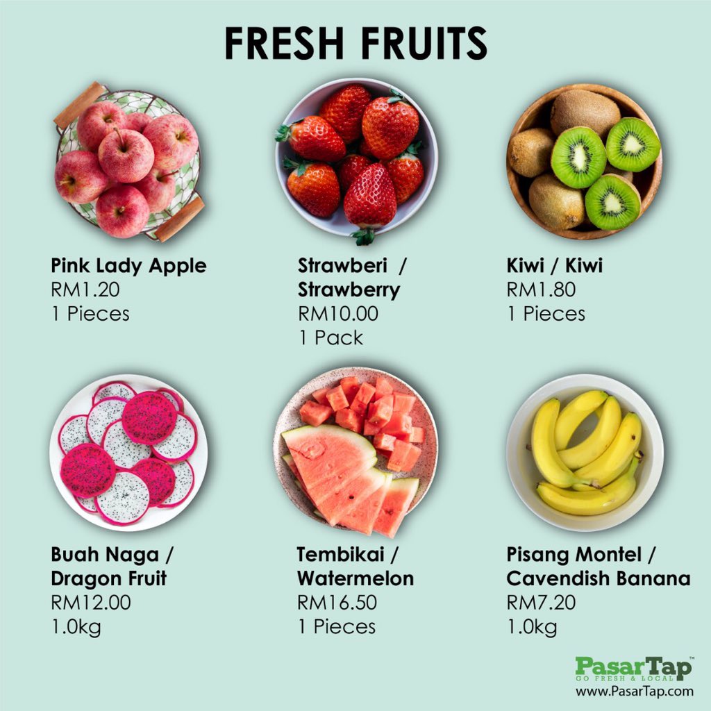 Hi! We would like to wish you a Happy New Year! 

Starting from 2nd January 2019, PasarTap will now take orders via <a href="/WhatsApp/">WhatsApp</a>. Here’s the weekly catalogue of our top products.

Place your order now via 019-977 4188 or click PasarTap.com.

#JomChat #PasarTap