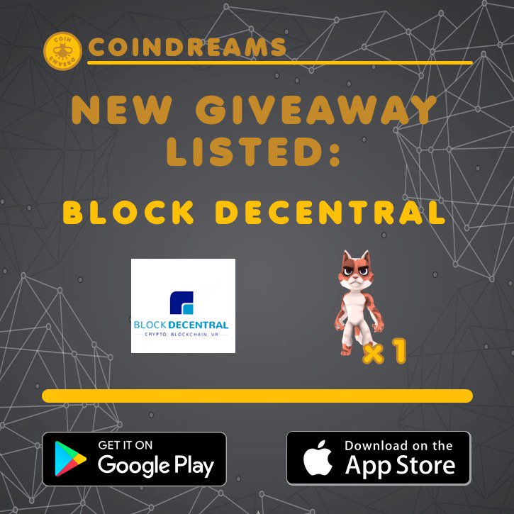 HuddlePulseXYZ's tweet photo. We listed a new #Giveaway made by @BlockDecentral! Win a #RiotCat and much more by joining their HUGE giveaway!
Available on #GooglePlay & #AppStore: https://t.co/aWc9r8Z9rN
#CryptoCurrency #Blockchain #Ethereum #ETH $ETH #ERC20 #ERC721 #Airdrop #CryptoGames #BlockchainGaming https://t.co/FeOP5oaIrJ