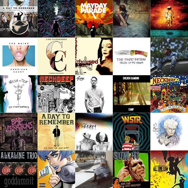 emmercm's tweet photo. Didn't grow out of my emo phase in 2018, seems unlikely for 2019. Top 25 albums last year according to #lastfm.
•
•
•
#scrobbles #scrobbling #yearinmusic #topalbums2018 #2018inreview https://t.co/4tRAwrAe1M https://t.co/ReCYA0TTN3