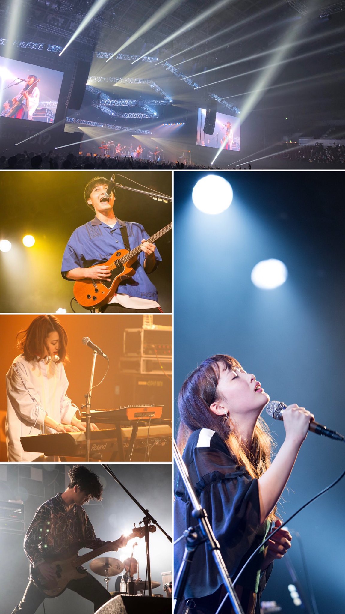 にゃんちゅう 緑黄色社会の壁紙作りました 是非使って下さい 保存の時にリツイートといいねしてくださると嬉しいです 4枚目はiphoneのホーム画用です 緑黄色社会 リョクシャカ 緑黄色社会壁紙 リョクシャカ壁紙