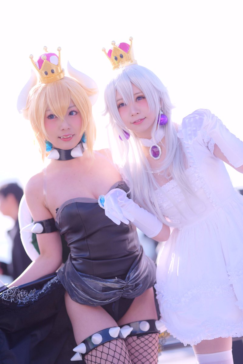 pppalex1209's tweet image. 2018.12.31 c95 3日目

キングテレサ姫👻👑
五木あきらさん(@itsuki_akira)

クッパ姫🐢👑
こよみさん(@coyomi_43)

#C95 #C92コスプレ