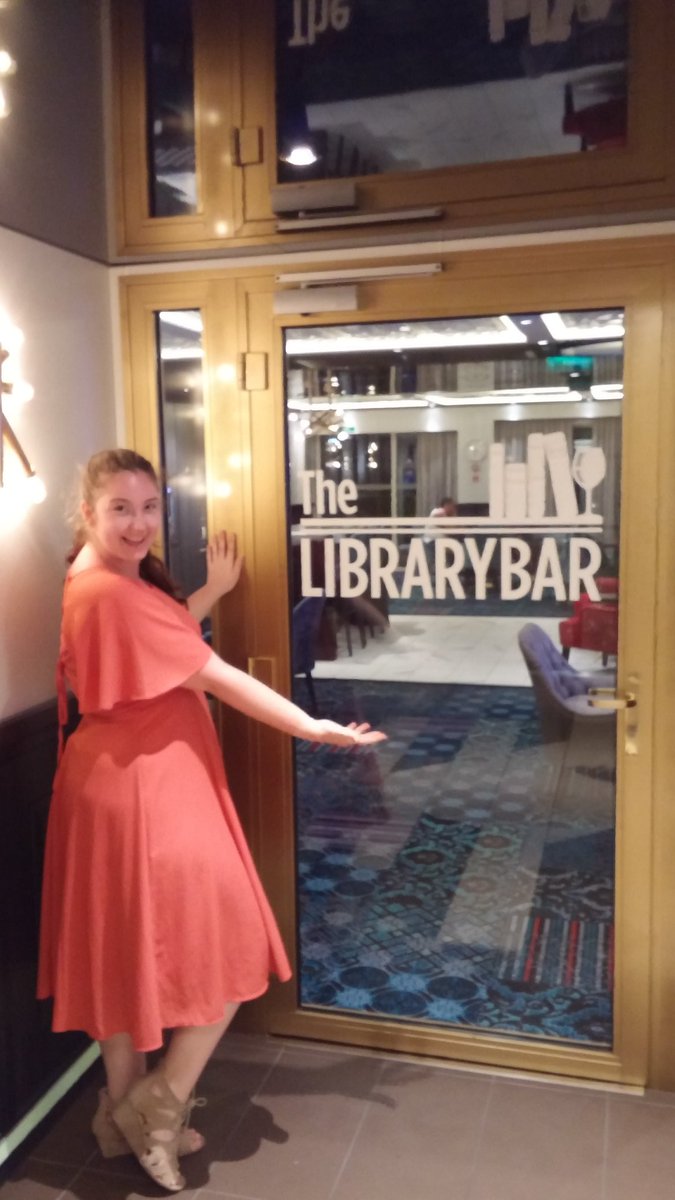 Probably my favourite place from our recent cruise ☀🌊☀🌊☀! We spent a ton of time here in the evenings reading together!