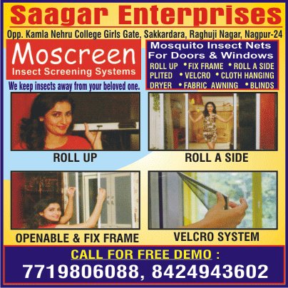 vidarbhads's tweet image. Saagar Enterprises Nagpur - Mr Harish Ture Sir..(M) 7719806088, 8424943602; Authorised Distributor For #MOSCREEN #InsectScreeningSystems, #MosquitoNet Dealers, #InsectScreen Dealers, #RollUpNet, Roll A Side Net, #Openable&amp;amp;FixFrameMosquitoNet, #VelcroSystem Mosquito Screens