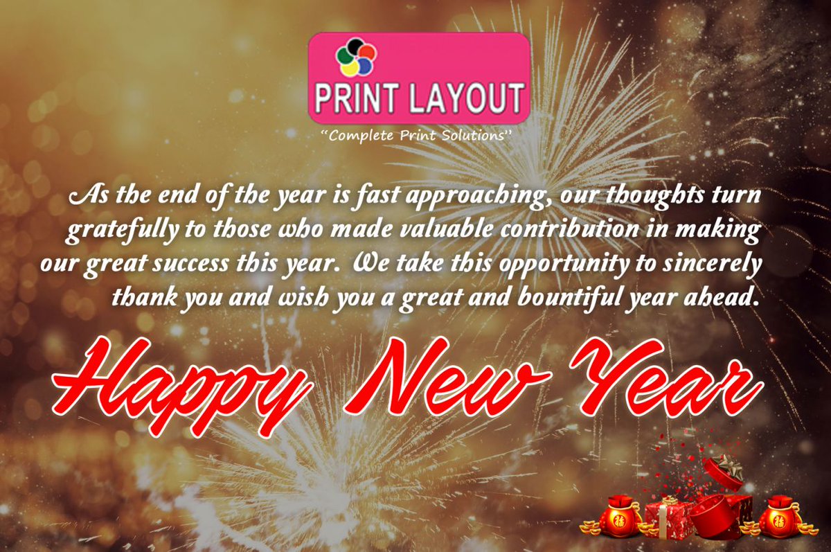 PrintLayout's tweet image. HAPPY NEW YEAR EVERYONE ♥♥♥
#PrintLayout #CompletePrintSolutions