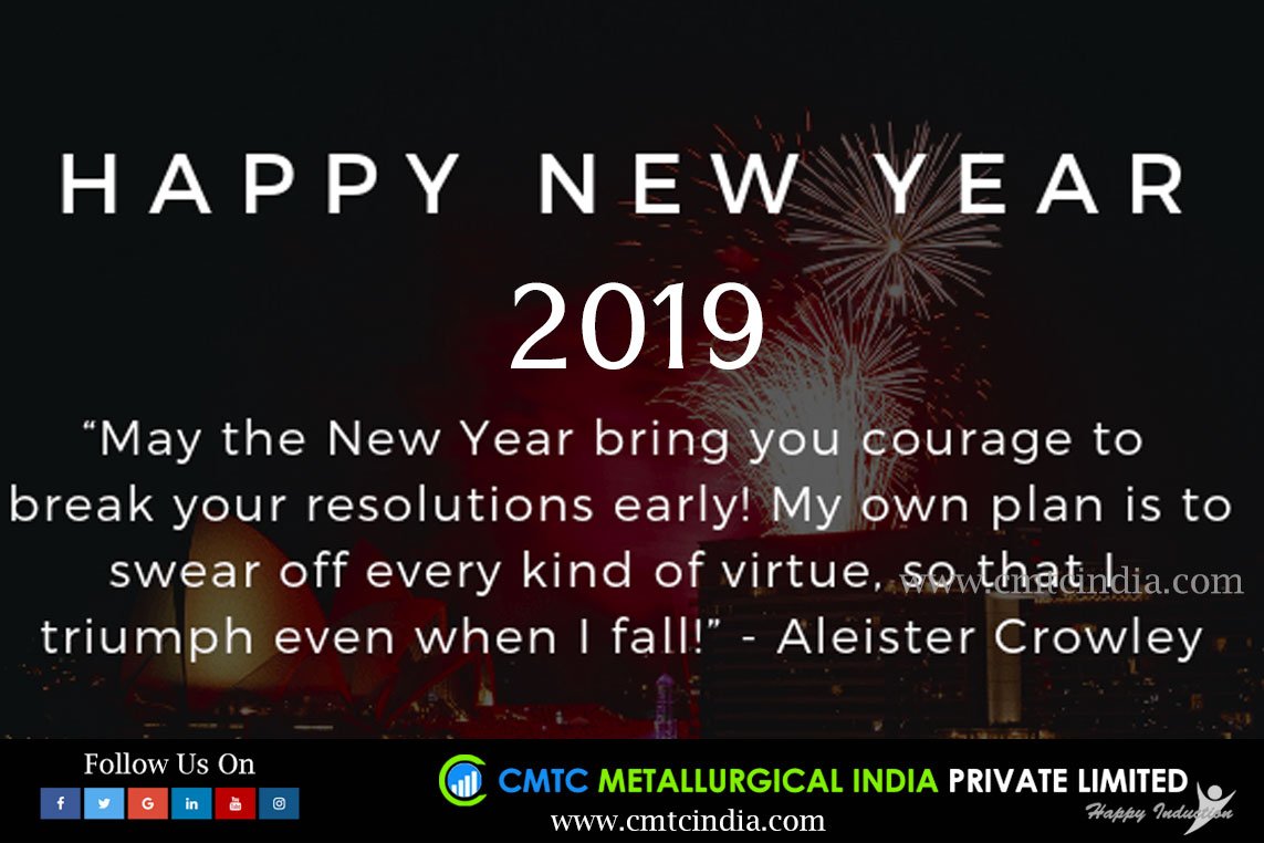 CmtcPvt's tweet photo. #Happy #New #Year2019
#Cmtcpvt
#SteelMeltingSolutions https://t.co/mKCFz78xh1