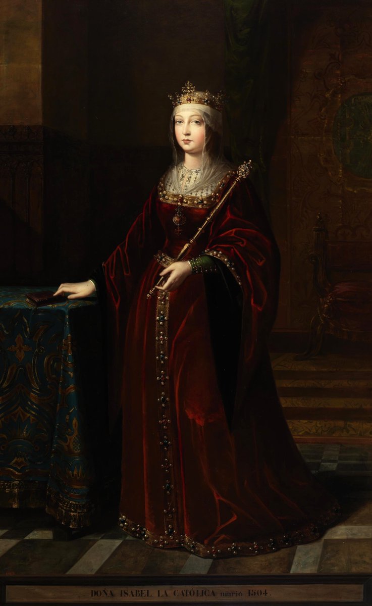 As Queen of Castile, León, and Aragón, Isabella the Catholic launched the Inquisition, completed the Reconquista, financed Columbus’ journey westward, and implemented far-reaching administrative reforms, setting the stage for the unification of Spain, and the Golden Century.