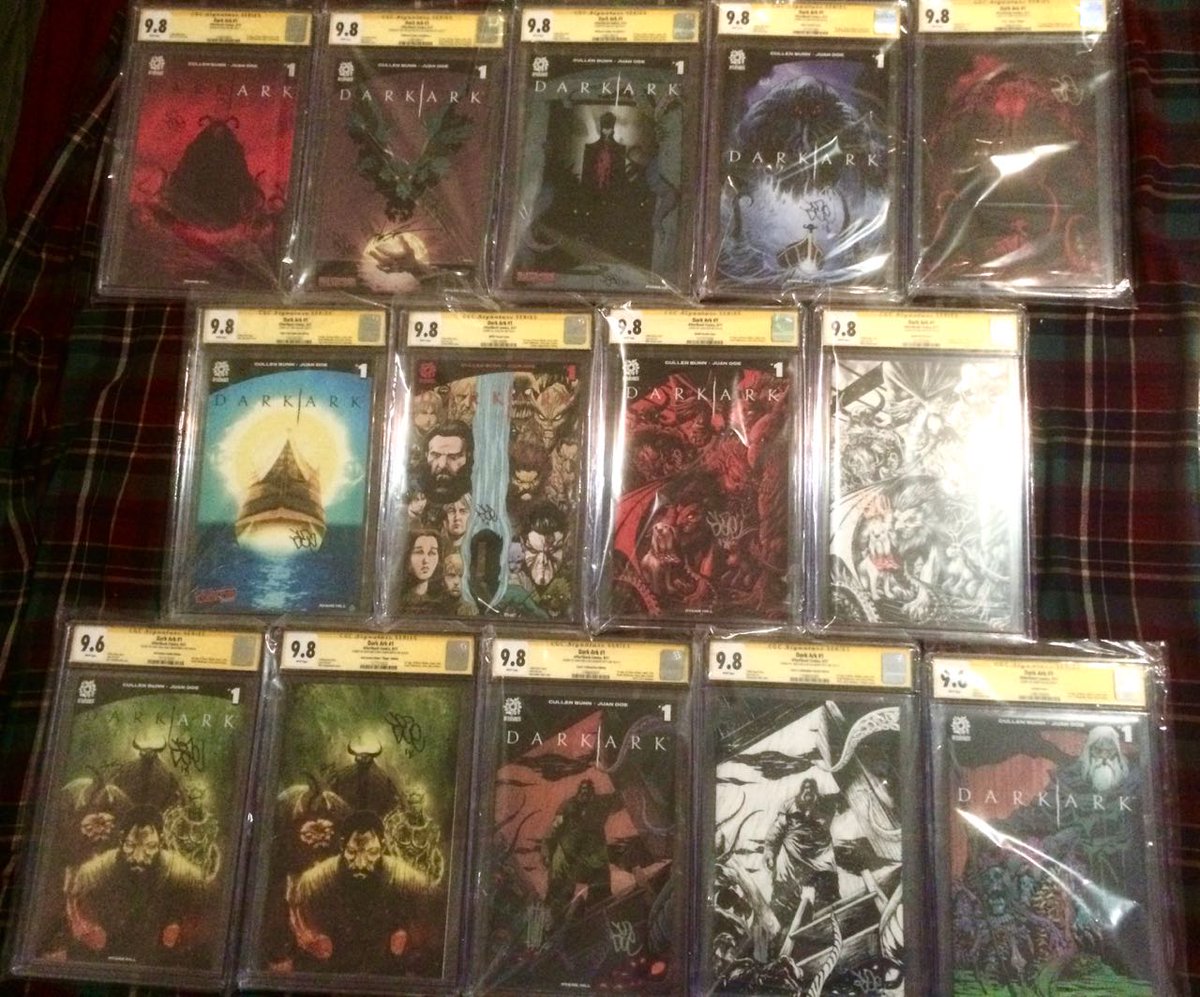 theChaz_nyc's tweet photo. @cullenbunn Convince Cullen Bunn to come to #NYCC2019 and sign one (or more) of my #DarkArk #1 variants! @JuanDoe @AfterShockComix @NY_Comic_Con @CGCComics #CGCSS https://t.co/OcZAgZiyZO