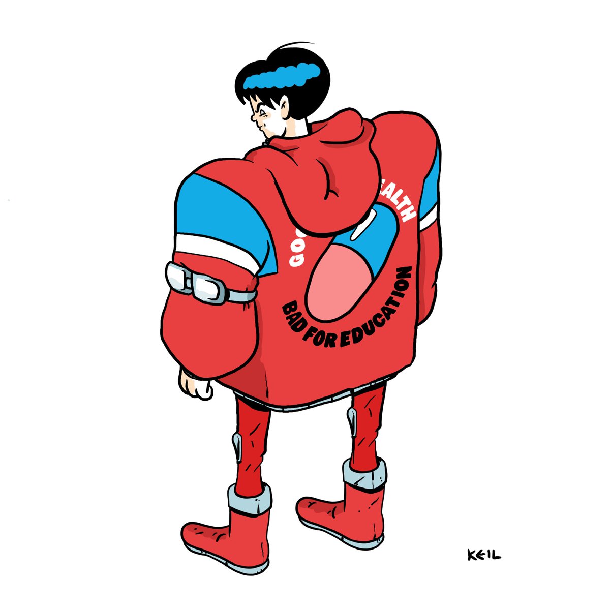 when it's 2019 but you're stuck in 1992  #superheroesinstarterjackets