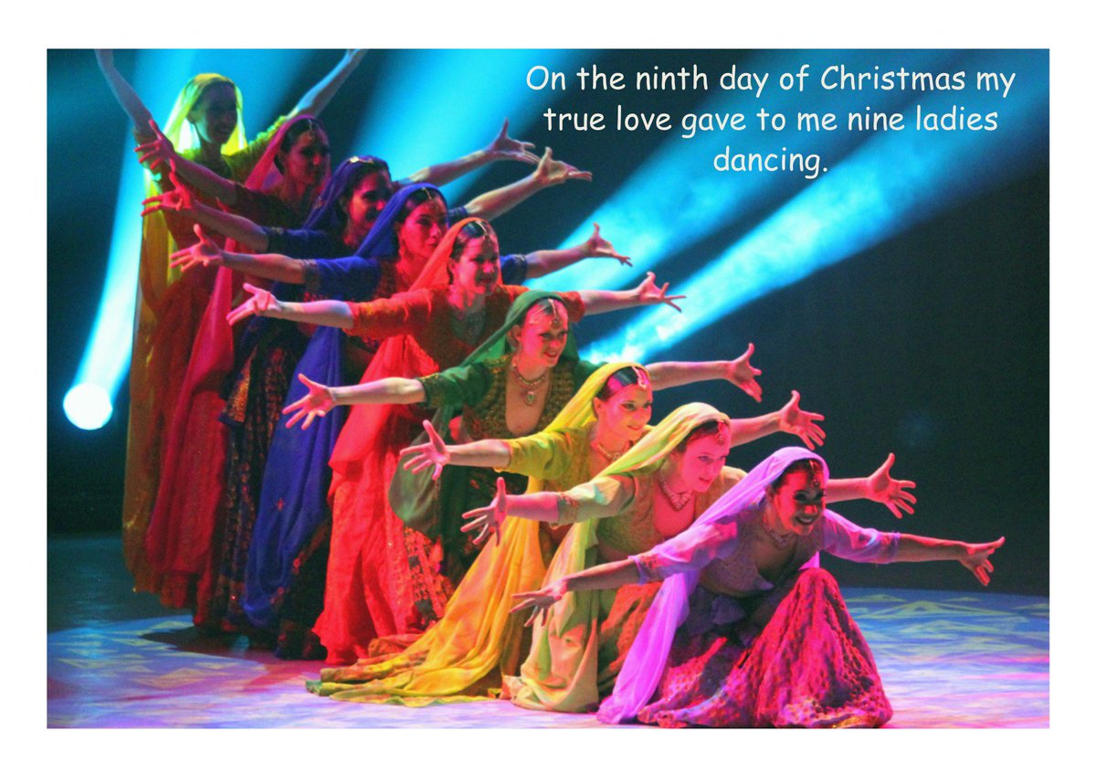 YellowDotHedgeE's tweet photo. On the ninth day of christmas my true love gave to me nine ladies dancing. https://t.co/sRIIyM08Yg