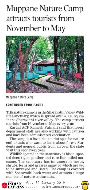_marxtejaswi's tweet image. #MonkeyFever: #Muppane #nature camp shut for visitors

#Ecotourism
