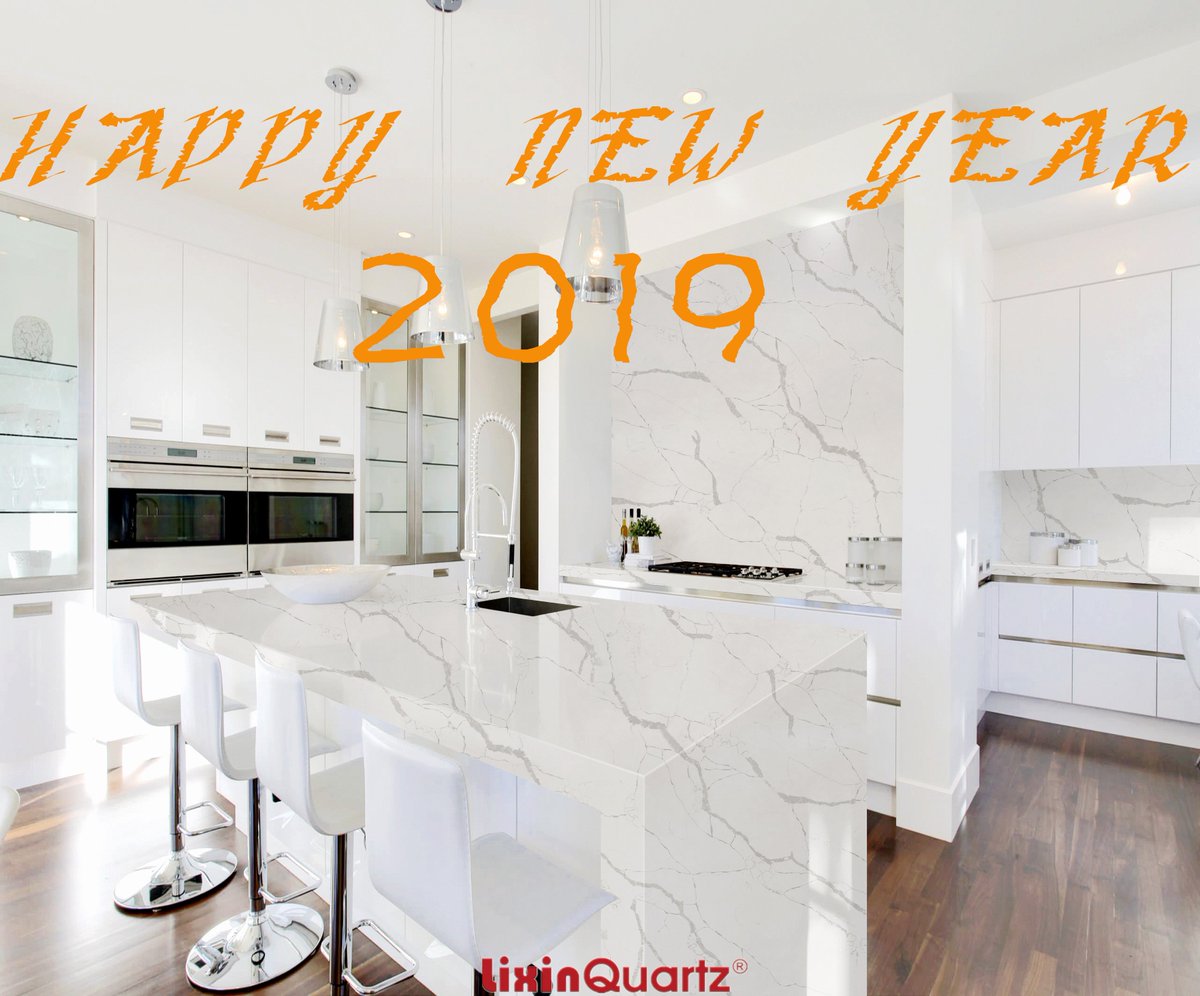 Happy New Year Dear All~~#quartzstone #quartzcountertops #quartzslab #slabs #kitchencountertops #kitchenworktops #kitchendesign #homesweethome #homedesign #lixinquartz