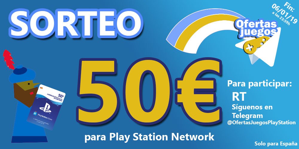 ofertasjuegoses's tweet photo. SORTEO REYES MAGOS
Baltasar trae 50€ para la PlayStation Store

Para participar:

✔Retwittea este tweet
✔Sigue el canal de OfertasJuegos PlayStation en Telegram
https://t.co/bTDiSBuOGQ https://t.co/qWuDVMURdJ