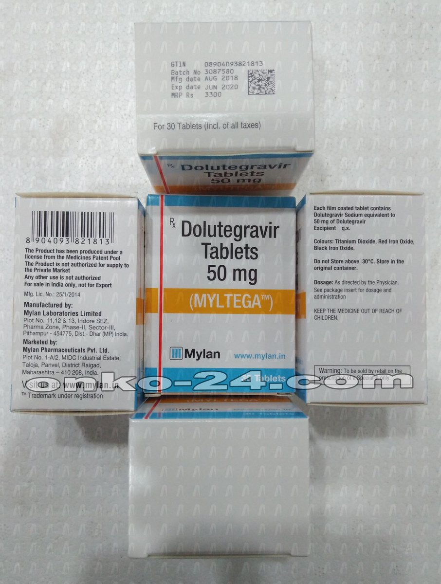 AnticancerDoc's tweet image. На рынок Индии вышел Новый долутеглавир для терапии ВИЧ в комбинации с другими препаратами. 

onko-24.com/shop/361/desc/…