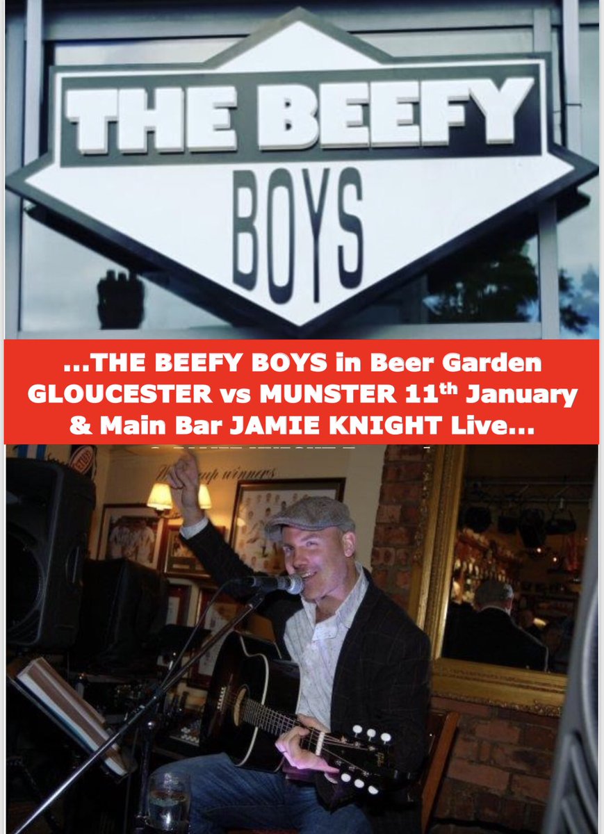teaguesbar's tweet photo. 🤩ANNOUNCEMENT🤩 @thebeefyboys will be serving their world renowned burgers @teaguesbar for the visit of @RUMunsterRugby v @RugbyGlaws 🍔 🍻🎤🏉@GlosLiveOnline @BBCGlos https://t.co/xGYXzYYtUG