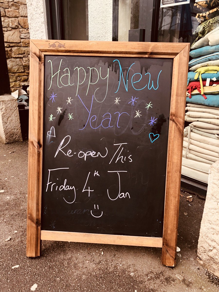 Closed today &amp; tomorrow to give the team a little well rest &amp; re-open for usual business this Friday. We would like to thank you all for an amazing festive period and 2018 as a whole for your community support and custom - see you all back this Friday 😘🙌🏼