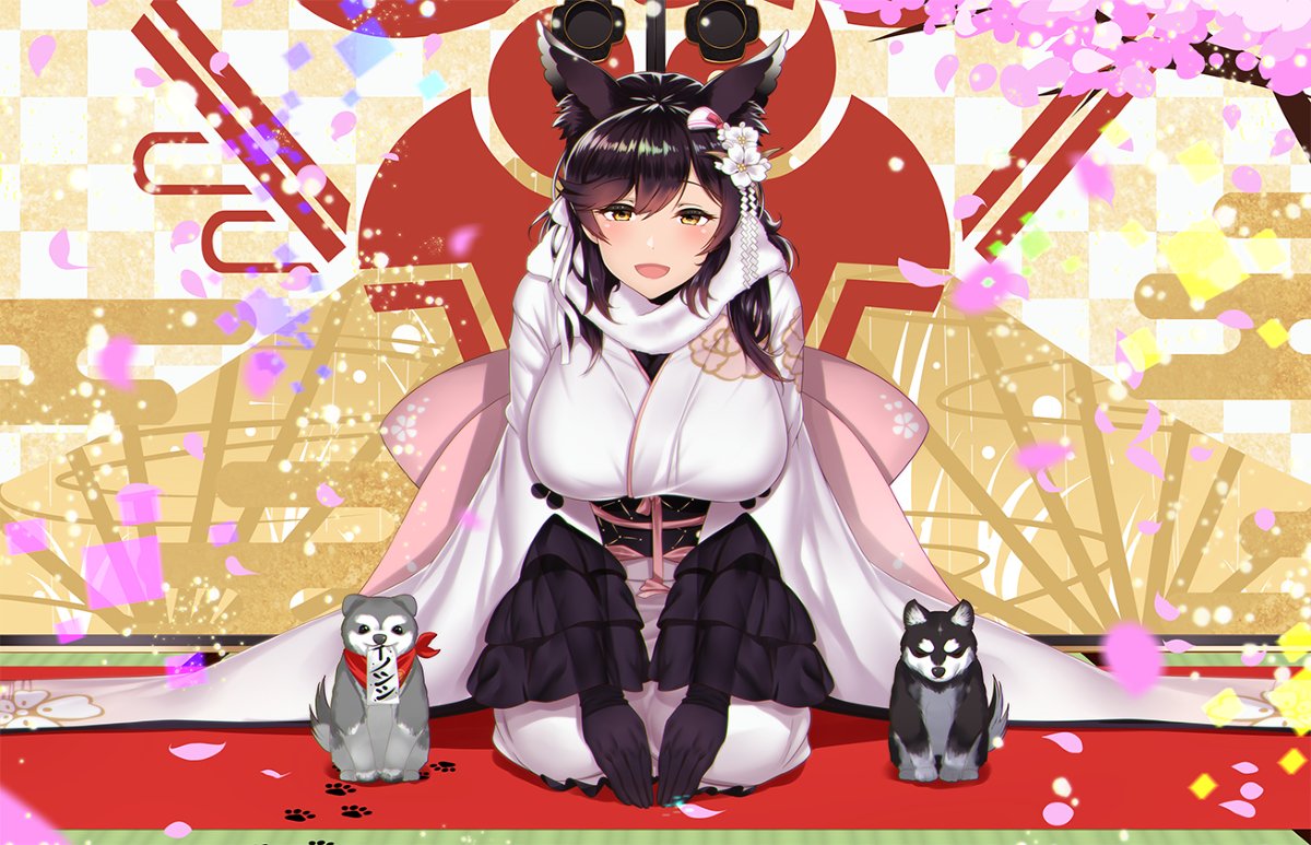 鍵山 Clave 明けましておめでとうございます アズールレーン 愛宕 アズールレーン アズレン 碧蓝航线 冬の風物詩 アズールレーン T Co Rz8a27onnv