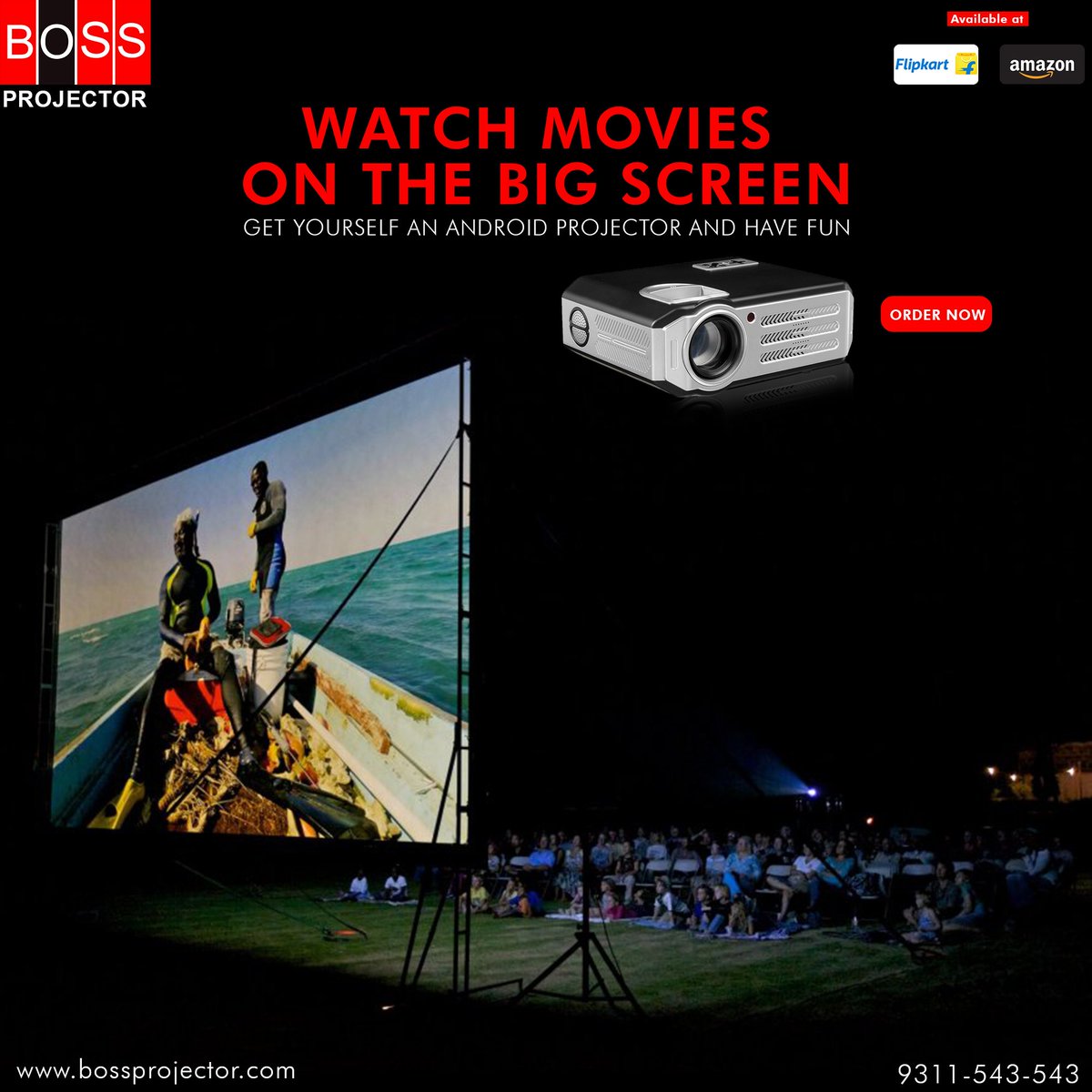 BProjectors's tweet image. Watch amazing movies, begin an exquisite year and watch movies on the big screen! No, not TV. Get yourself an #Androidprojector and have fun. 
Order now #amazon: goo.gl/U8hGsf

#BossProjector #Projector #HomeProjector #HomeTheaterProjector