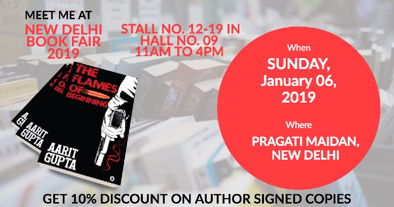 Lets meet at New Delhi Book Fair on 6th Jan 2018. #newdelhibookfair #bookfair #internationalbookfair2019 #author #pragatimaidan #Writer #firstbook #fictionauthor #fictionbook #Literature #fanofruskinbond