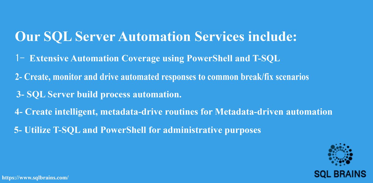 sqlbrains's tweet image. Our Website: buff.ly/2BSInLx