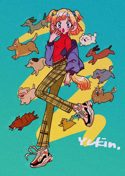 みんながイノシシイノシシうるさいので犬を描きました
今年もいっぱい頑張りますのでよろしくお願いします? 