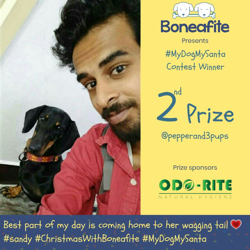 boneafite's tweet photo. Congratulations to all the winners and Thank you everyone for participating! It was very difficult to select only 3 out of all the amazing posts. A big thanks to @odoriteIndia for being the Prize sponsor.
#boneafite #odorite #dogfamily #mydogmysanta #dogcontest #fortheloveofdogs https://t.co/CDiTQ3Df4G