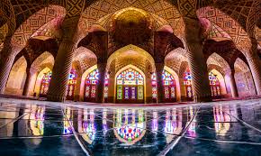 IraninUkraine's tweet photo. The #Nasir_al_Mulk_Mosque, also known as the #Pink_Mosque, is a traditional mosque in #Shiraz, #Iran. The mosque includes extensive coloured glass in its facade, and displays other traditional elements. https://t.co/We40JO7em5
