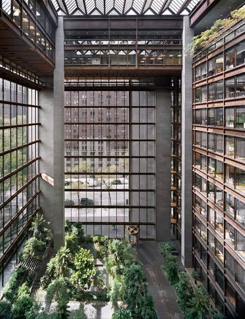 One of the most important commercial spaces in #architecture has been renovated - Roche Dinkeloo’s 1967 Ford Foundation archpaper.com/2018/12/ford-f…