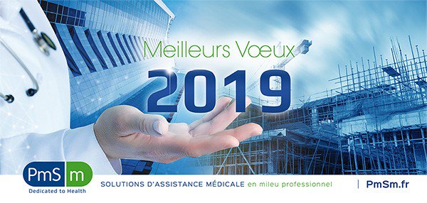 Toute l'équipe PMS MEDICALISATION vous présente ses meilleurs vœux pour cette nouvelle année.
Depuis 23 ans nous vous accompagnons, n'hésitez pas à nous contacter pour en savoir plus. 04 42 97 51 51 / pmsm.fr