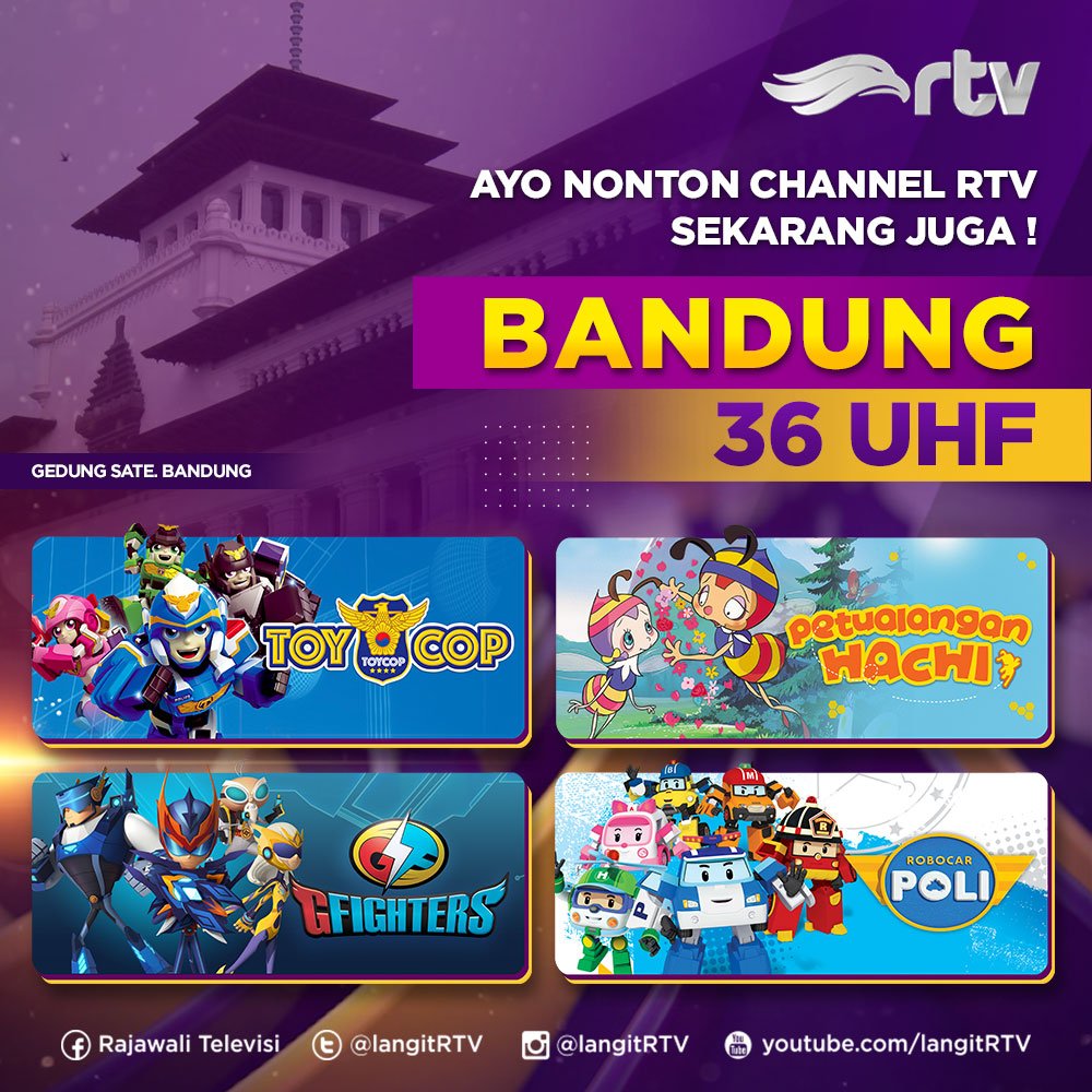 RTV on Twitter: "Mau nonton Toy Cop, Petualangan Hachi, GFighters