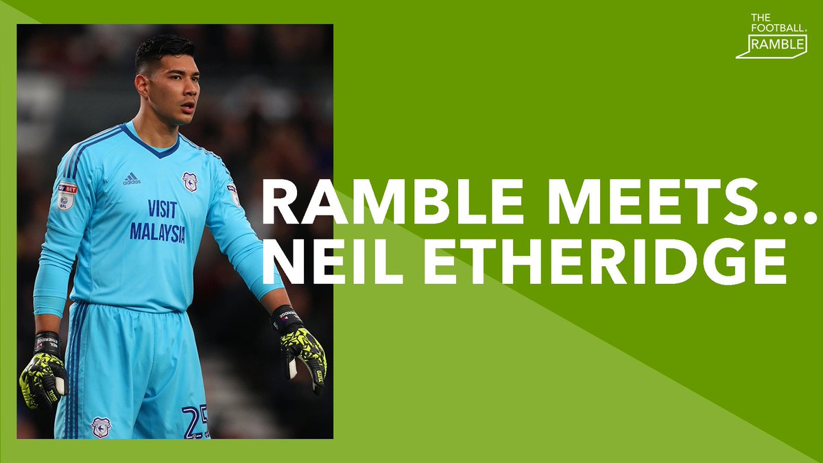 FootballRamble's tweet photo. "Before even playing in the Europa League, I'd played in front of 100,000 people. Not many people in their career, even in the Premier League, can say that." 

Check out our latest #RambleMeets episode with Cardiff City shot-stopper @Neil38Etheridge here: https://t.co/hKMJSdMk15 https://t.co/bhiPlTU0a9