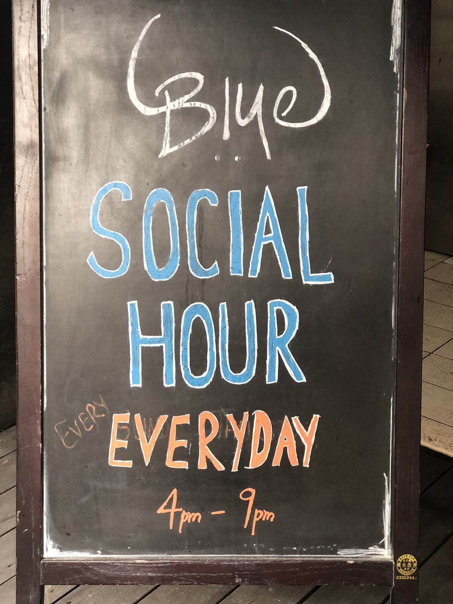 In #Hongkong hebben ze geen ‘happy hour’ maar ‘social hour’....