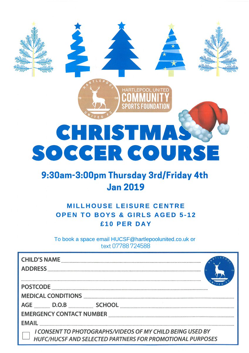 Hartlepool United Community Sports Foundation (@hucsf) on Twitter photo Are the kids climbing the walls? Need to keep them entertained? Our soccer course is running tomorrow and Friday at Millhouse leisure centre. <a href="/FeelGoodinHpool/">Feel Good in Hpool</a> <a href="/Official_HUFC/">Hartlepool United FC</a> <a href="/Hartlepool_Life/">Hartlepool Life</a> <a href="/HPoolMail/">Hartlepool Mail</a> <a href="/radiohartlepool/">Radio Hartlepool</a> Are the kids climbing the walls? Need to keep them entertained? Our soccer course is running tomorrow and Friday at Millhouse leisure centre. <a href="/FeelGoodinHpool/">Feel Good in Hpool</a> <a href="/Official_HUFC/">Hartlepool United FC</a> <a href="/Hartlepool_Life/">Hartlepool Life</a> <a href="/HPoolMail/">Hartlepool Mail</a> <a href="/radiohartlepool/">Radio Hartlepool</a>