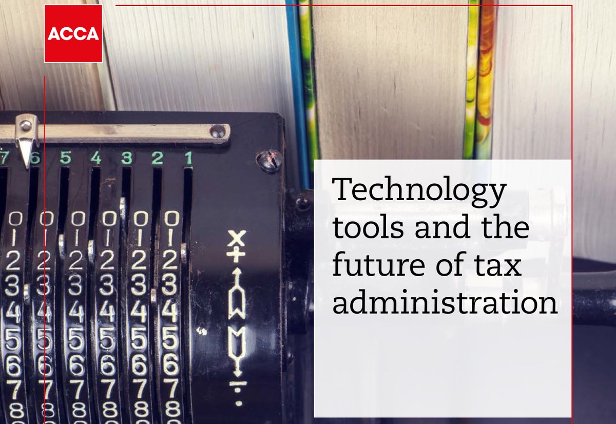 ACCAIreland's tweet image. ACCA's discussion paper 'Technology tools and the future of tax administration' calls on national tax collectors to use the current shift in the digitalisation of the global economy as an opportunity to improve efficiency. #ACCAIreland #ProfessionalInsight accaglobal.com/ie/en/professi…