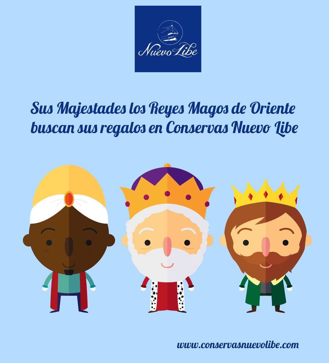 #FelizAnoNuevo desde Nuevo Libe 😄.
Ya han pasado los primeros Pajes Reales por nuestras tiendas de Conservas de #Santoña. Los #ReyesMagos 👑compran en Nuevo Libe.
Haz tu pedido hoy y recíbelo en 24horas. Aún estás a tiempo!

🛒conservasnuevolibe.com