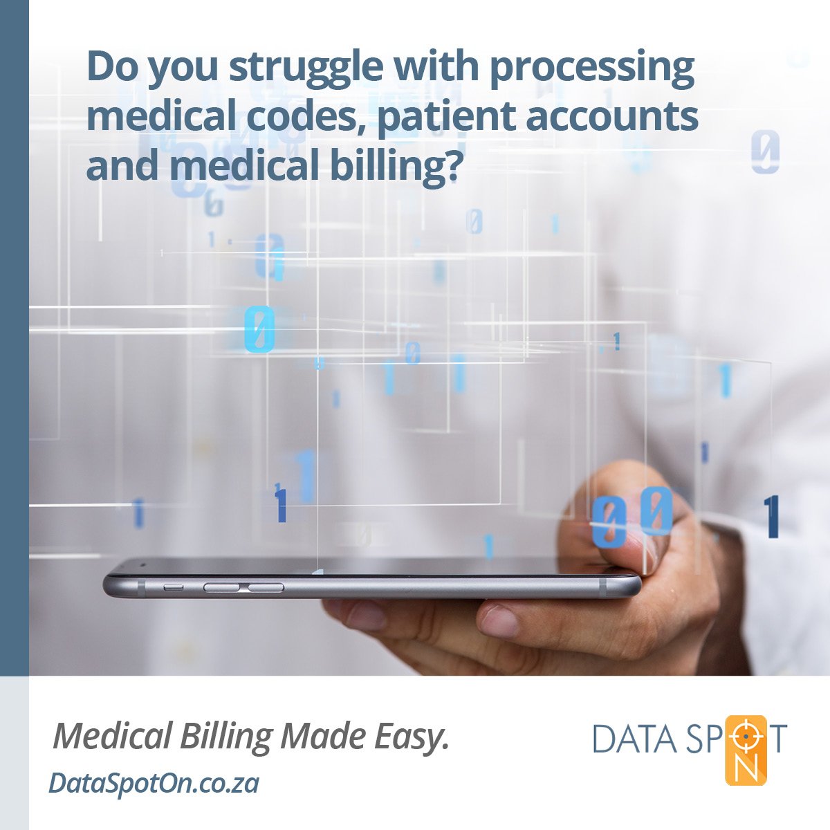 dataspoton's tweet photo. Leave it to us. https://t.co/pqStjv2qLa #PatientAccounts #MedicalBillingAdministration https://t.co/USZzkDsksA