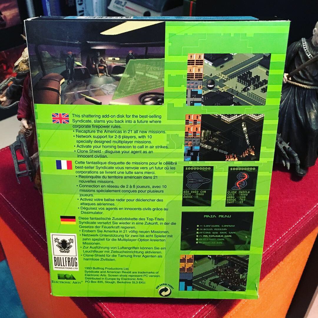 UnboxingHands's tweet photo. Syndicate: American Revolt - Bullfrog Productions Ltd - MSDOS Game - 1993
💪🏻😀👍🏻
#retrogaming #retrogames #retrogamer #syndicate #gamer #gaming #syndicateamericanrevolt #popculture #pcgames #bullfrogproductions #msdos #gamecollection #gamecollector #vintagegaming #gamerguy https://t.co/si1GXB7oqx