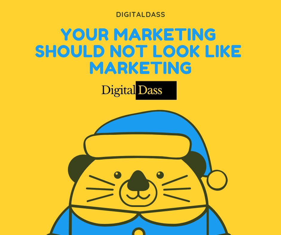 Your Marketing Should Not Look Like Marketing..
How??
Visit us buff.ly/2R5ZlQX
#DigitalMarketingTraining #OnlineMarketing #DigitalDass