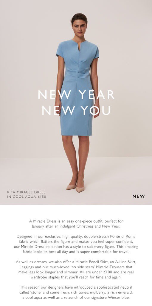 WinserLondon's tweet photo. New year new you! Shop the collection at https://t.co/YCtq89zNv3 #winserlondon #miraclecollection #newarrivals #SS19 https://t.co/vqgsgVY6ps