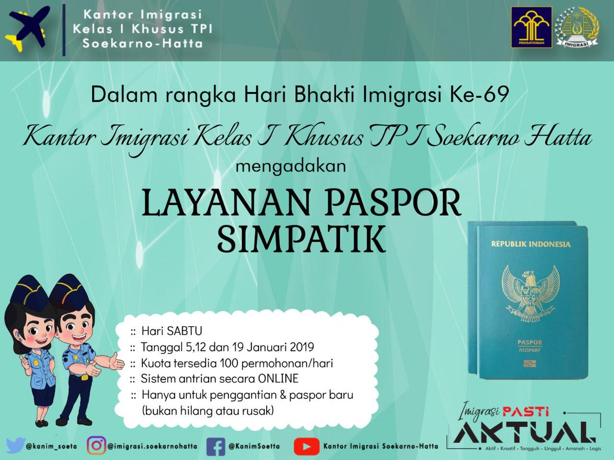 Imigrasi Soekarno-Hatta ✈ tweet media