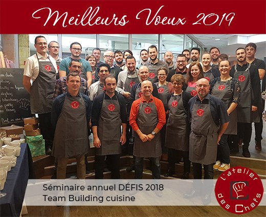 Engagement, passion et savoir-faire sont les ingrédients essentiels qui participent au succès de notre collaboration.
L'équipe de DÉFIS vous souhaite une belle et heureuse année ! #BonneAnnee2019