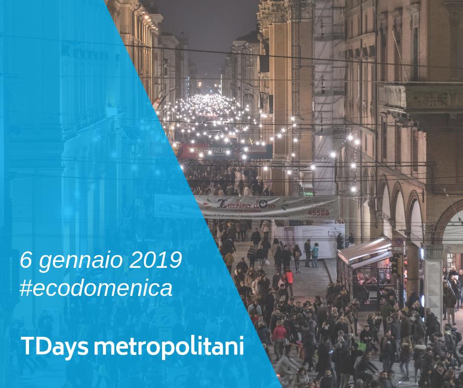 comunebologna's tweet photo. #Ecodomenica #Tdays Il 6 gennaio dalle 8.30 alle 18.30 saranno in vigore a #Bologna, Imola e nei 10 comuni dell'agglomerato urbano alcune limitazioni alla circolazione, come previsto dal Piano Aria Regionale (Pair) > https://t.co/3uV34aeMzl https://t.co/F5XRkMjWk6
