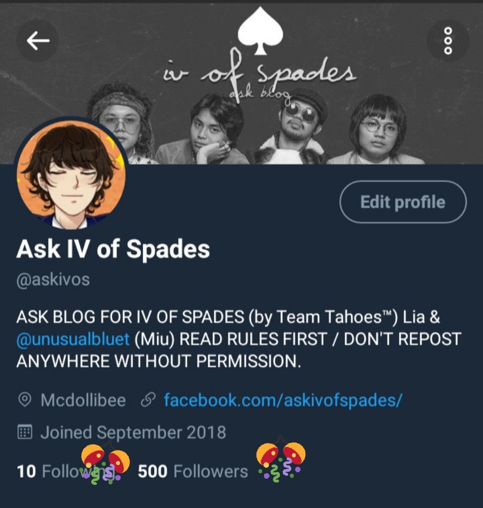 🍎Ask IV of Spades🍎 tweet media