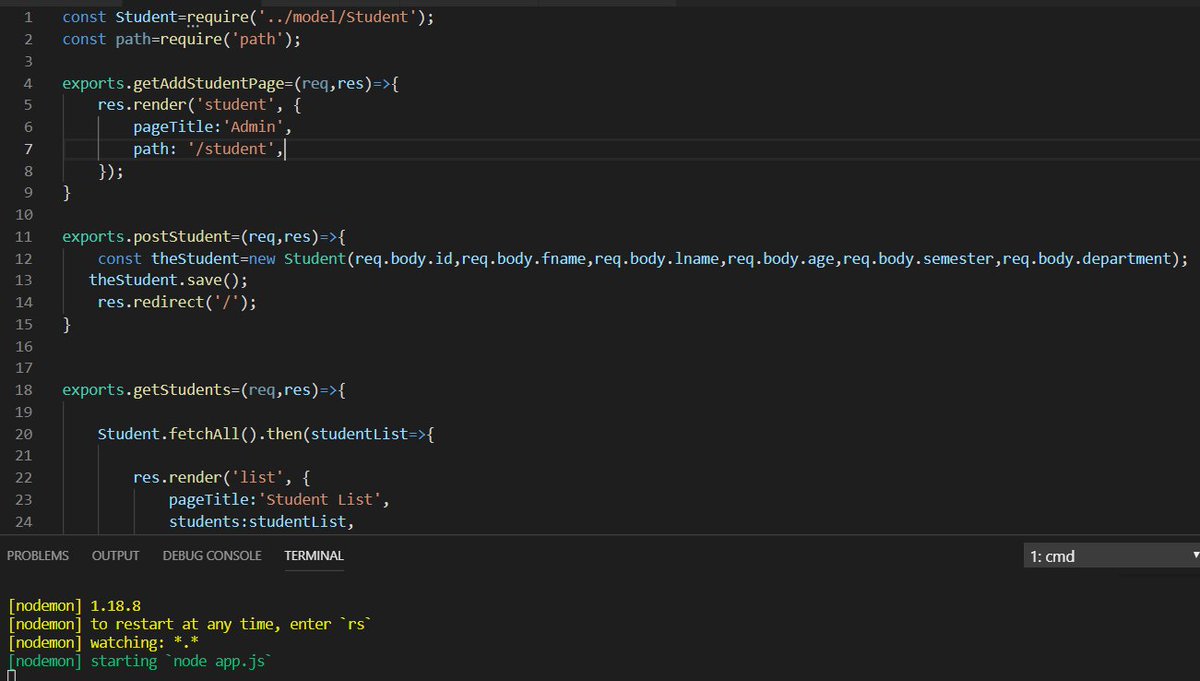 sadaf_alkowsar's tweet photo. My first project successfully finish after hard trying and I am very happy😀😀
and thanks to all my teachers @nahidahmadi760 @jawidjami @CodeToInspire .
@nodejs  #Promise https://t.co/NYTObTVAvS