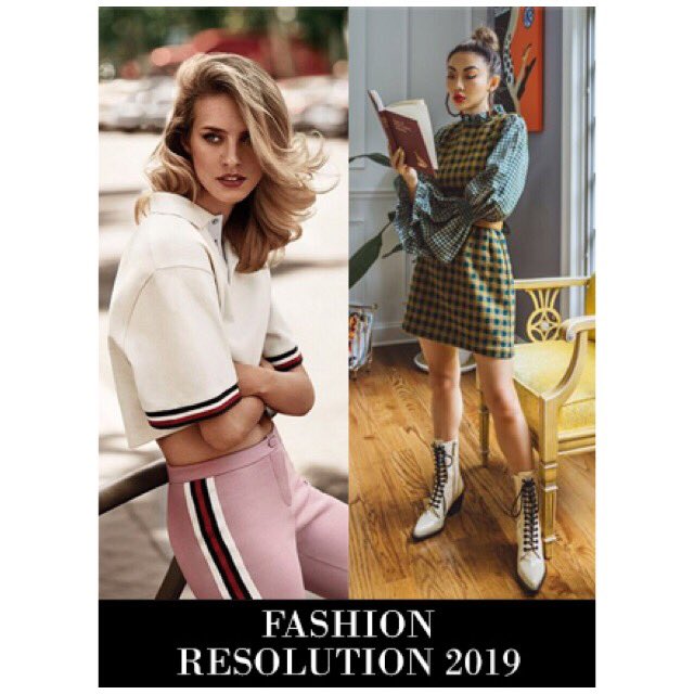 Do you have a New Year fashion resolution? 
Is it to wear more colour, more print? Or maybe you’re looking for a complete makeover 👠 Read all our suggestions for the stylish new you 🌟
.
.
.
Read and shop here: bit.ly/2QeBpWk