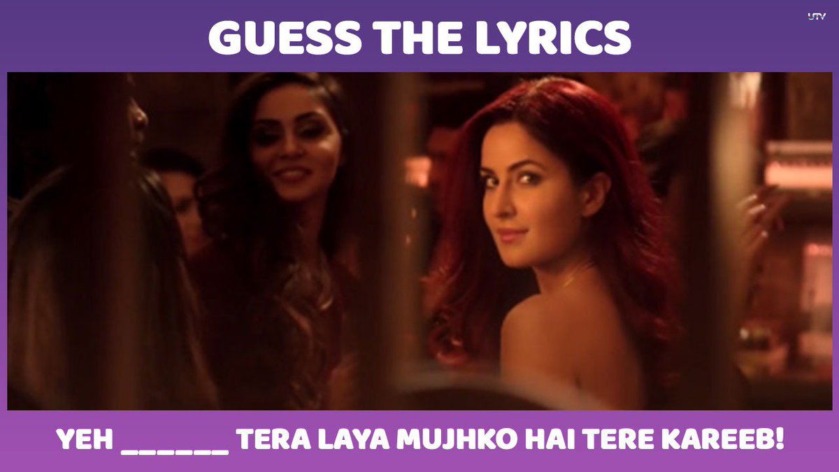 Bas ek word durr hai aap! Guess karo! #GuessTheLyrics #KatrinaKaif @KatrinaKaif