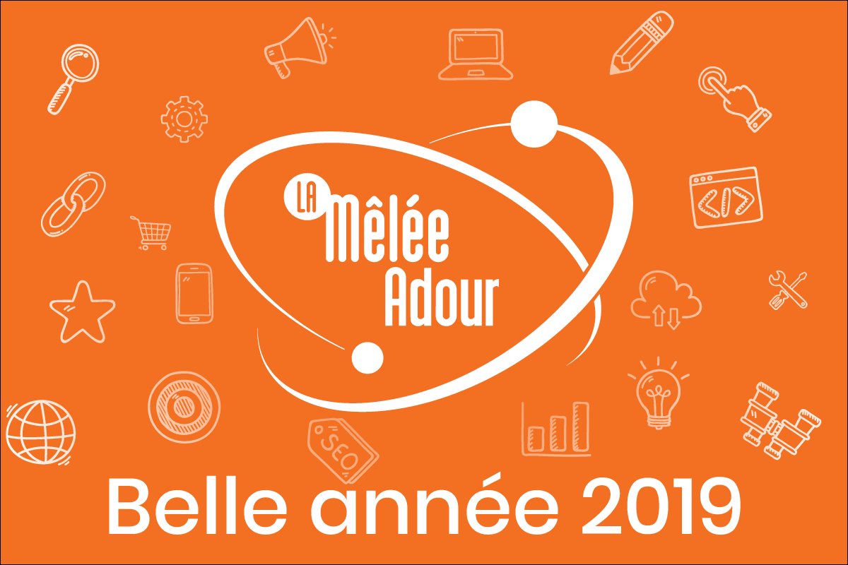 La team de <a href="/LaMeleeAdour/">La Mêlée Adour</a> vous souhaite une belle année 2019 et vous  donne rendez-vous pour inscrire une nouvelle page avec des actions  autour de l’#innovation, du #numérique et de la transformation digitale !
lameleeadour.com/voeux-2019/