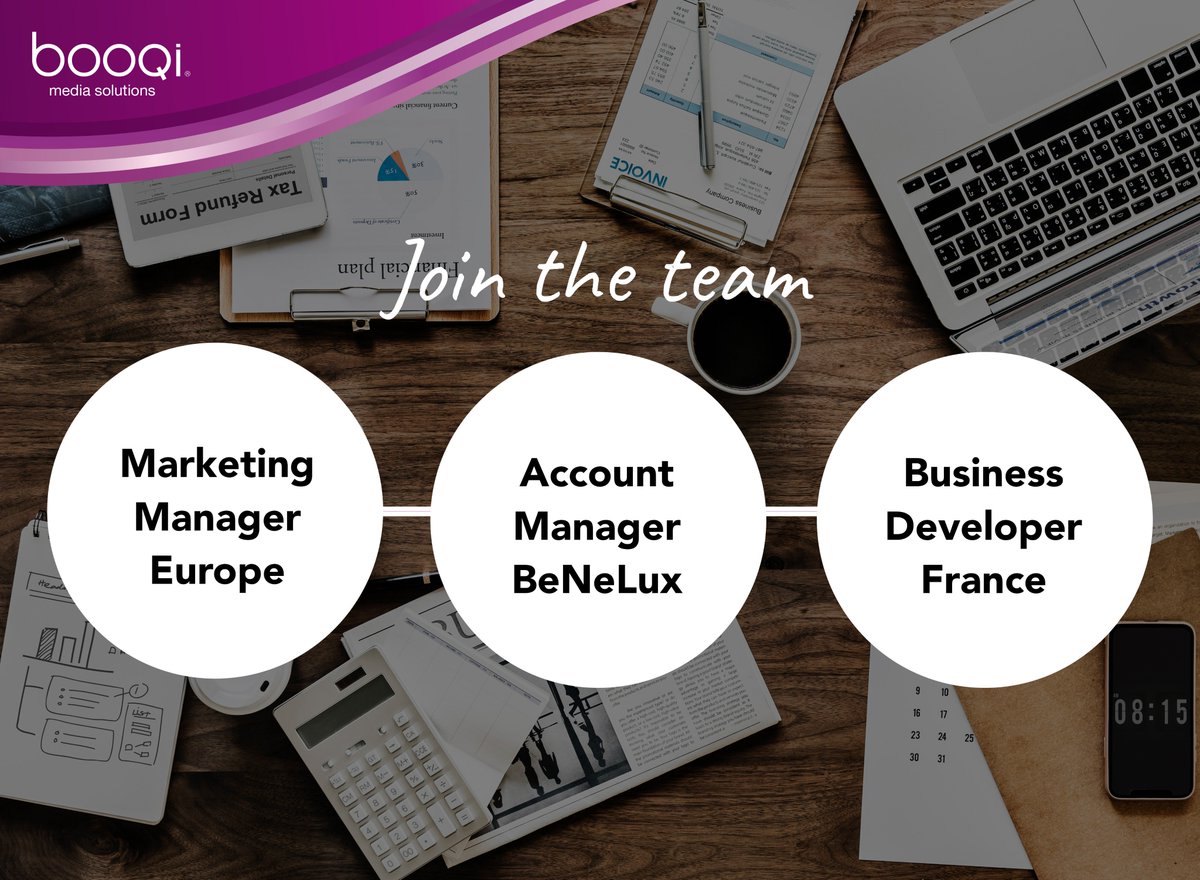 Lets_BooQi's tweet photo. Hello 2019! For our expansion, we’re looking for new talents. Check out our job offers at https://t.co/DnwWZUDWI7. Let’s BooQi!
.
.
#jobs #vacature #growth #marketing #marketingmanager #accountmanager #sales #businessdevelopment #france #europe #benelux #nederland #letsbooqi https://t.co/RdQ3XOEX4z