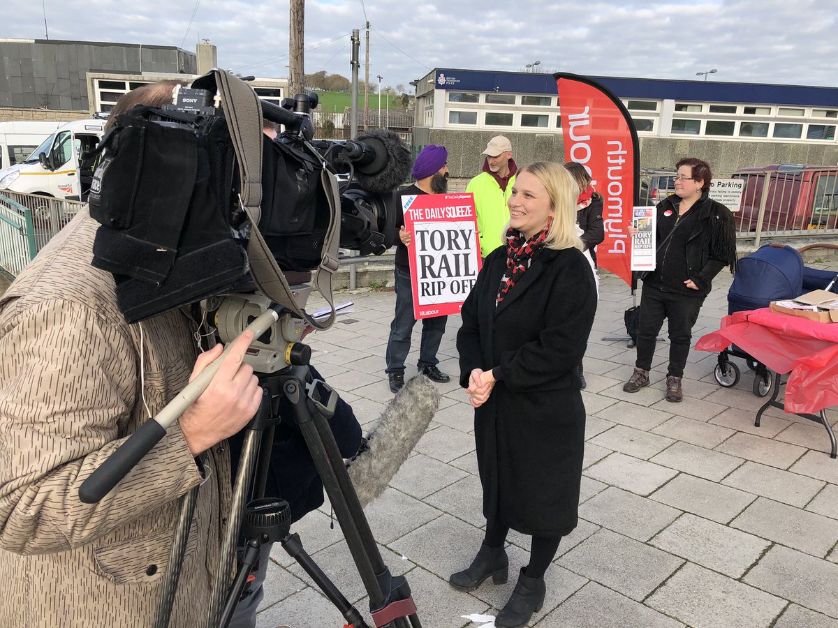 Charlotte speaking to ITV